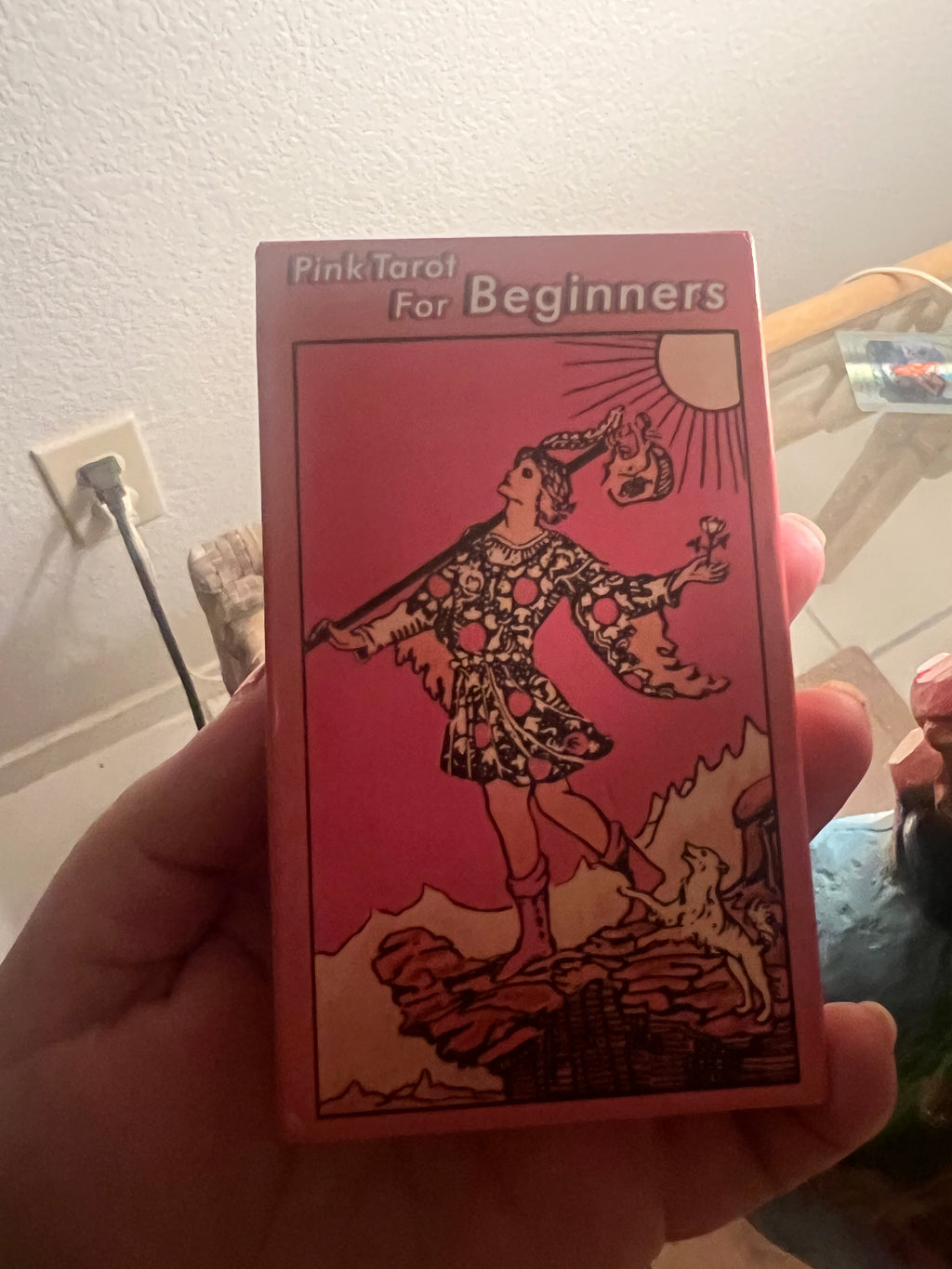 Pink tarot deck