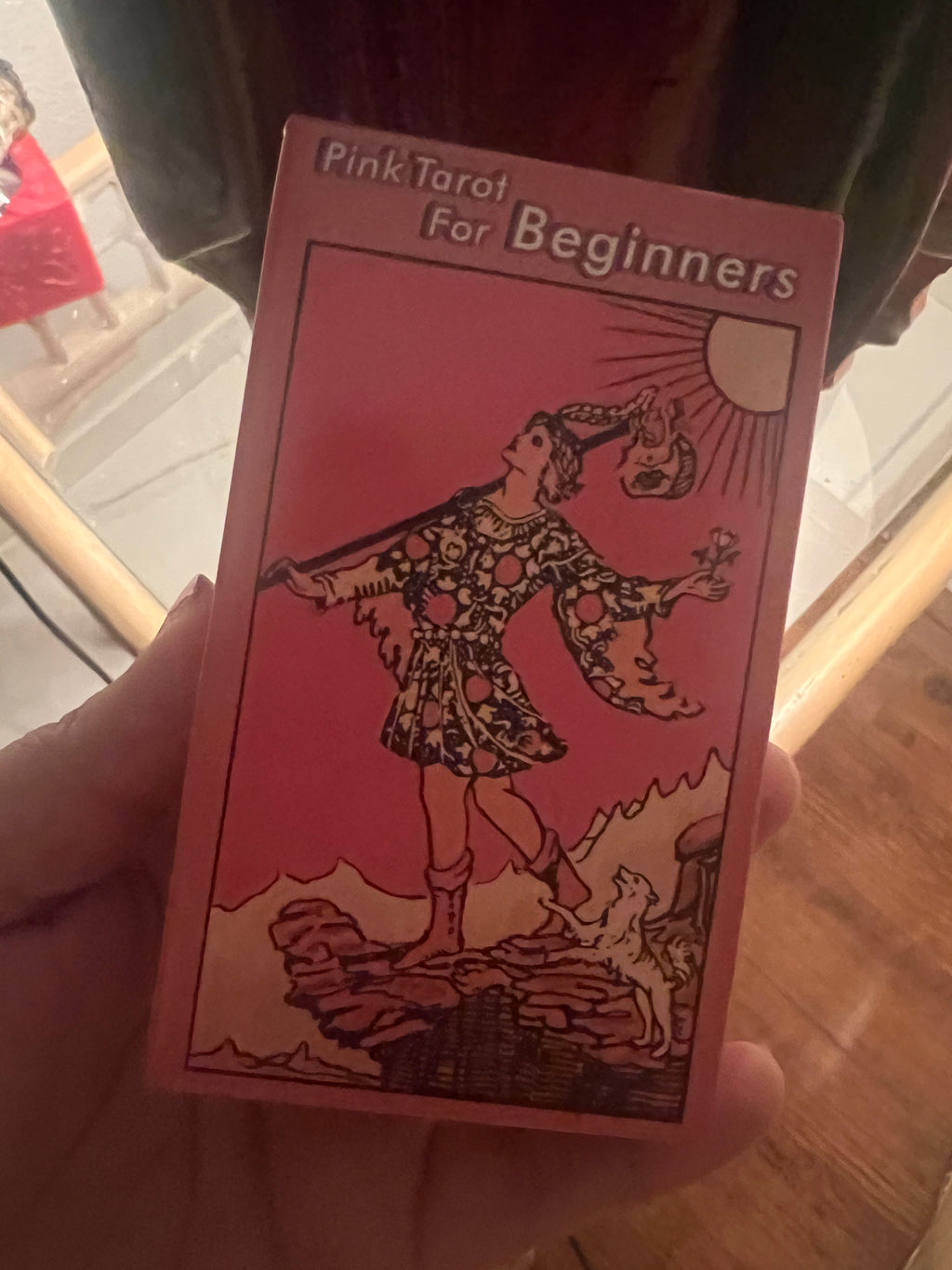 Pink tarot deck