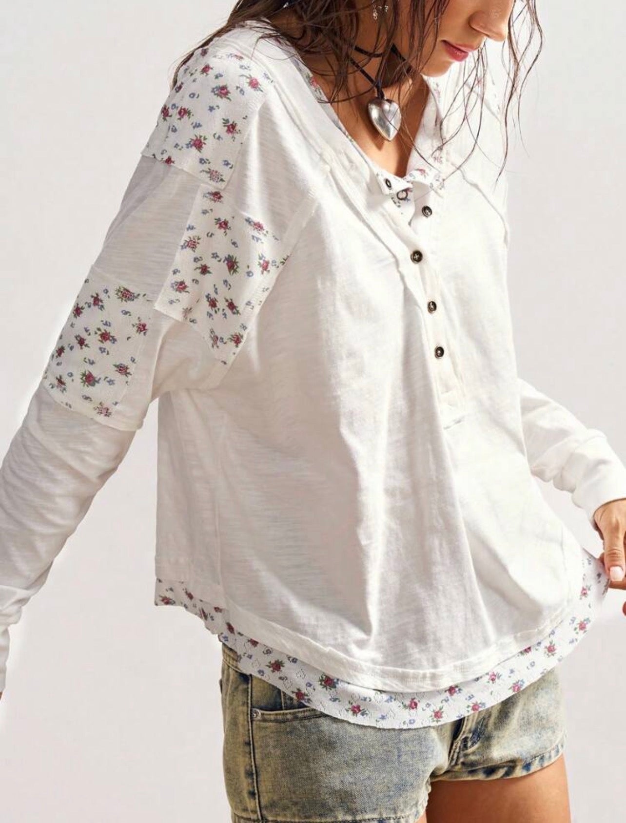 Gorgeous white long sleeve shirt