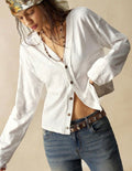 Beautiful soft longe sleeve shirt with buttons